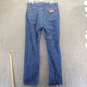 Wrangler Jeans Mens 38x36 Blue 13MWZ Original Fit Western Denim Classic Straight